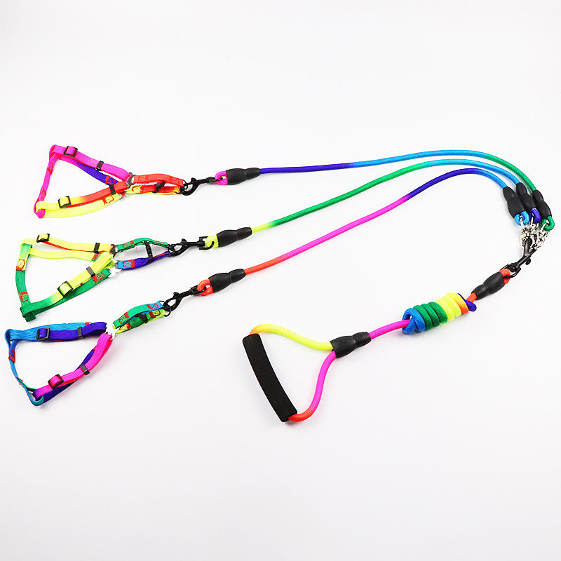 Ultimate Dog Leash: Teddy Two-Headed Chain for Three Dogs
