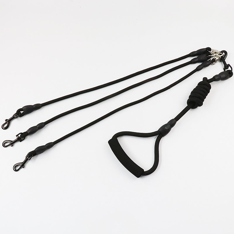 Ultimate Dog Leash: Teddy Two-Headed Chain for Three Dogs