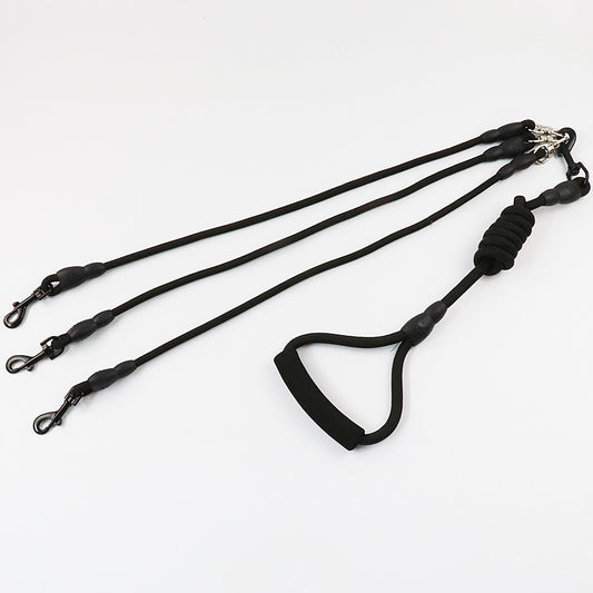 Ultimate Dog Leash: Teddy Two-Headed Chain for Three Dogs