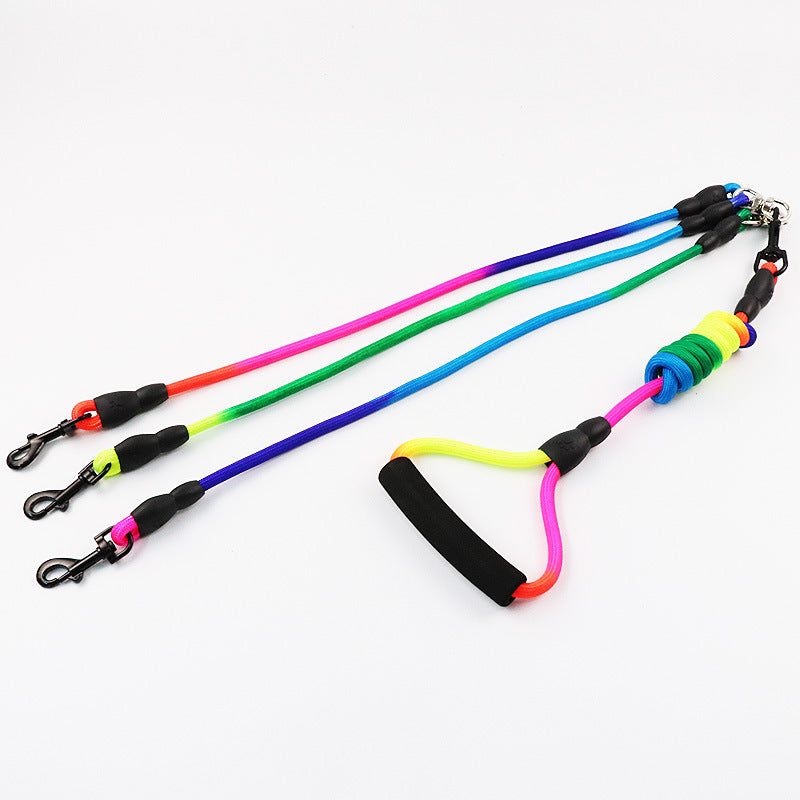 Ultimate Dog Leash: Teddy Two-Headed Chain for Three Dogs