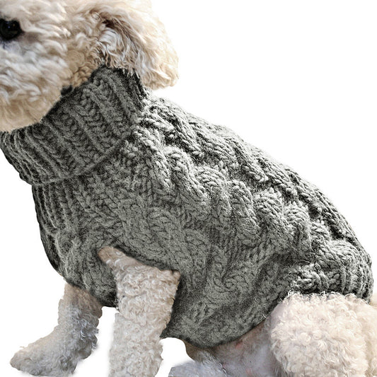 Cozy Winter Pet Sweater: Warm Dog Clothes from Trusted Supplier