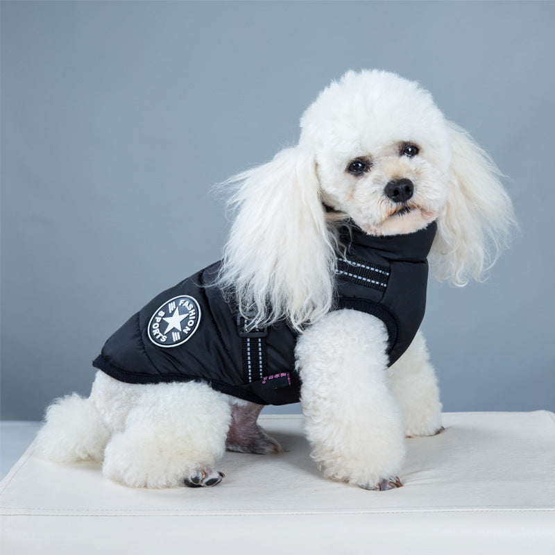 Winter Waterproof Dog Coat with Harness for Big and Small Dogs - My Store